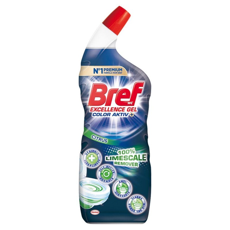 Żel do czyszczenia WC przeciw kamieniowi Bref 700 ml
