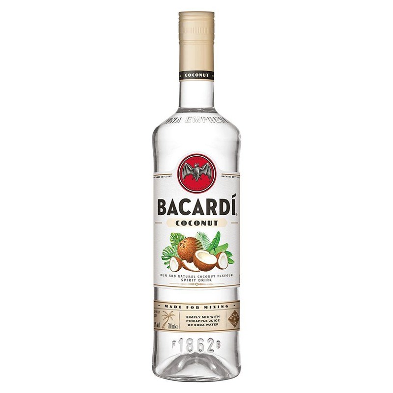 Likier kokosowy na bazie rumu alk. 27,0% obj. Bacardi 700 ml