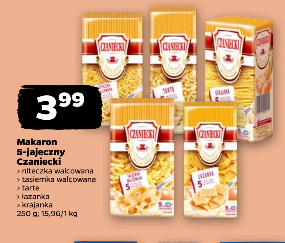 Makaron 5-jajeczny Czaniecki