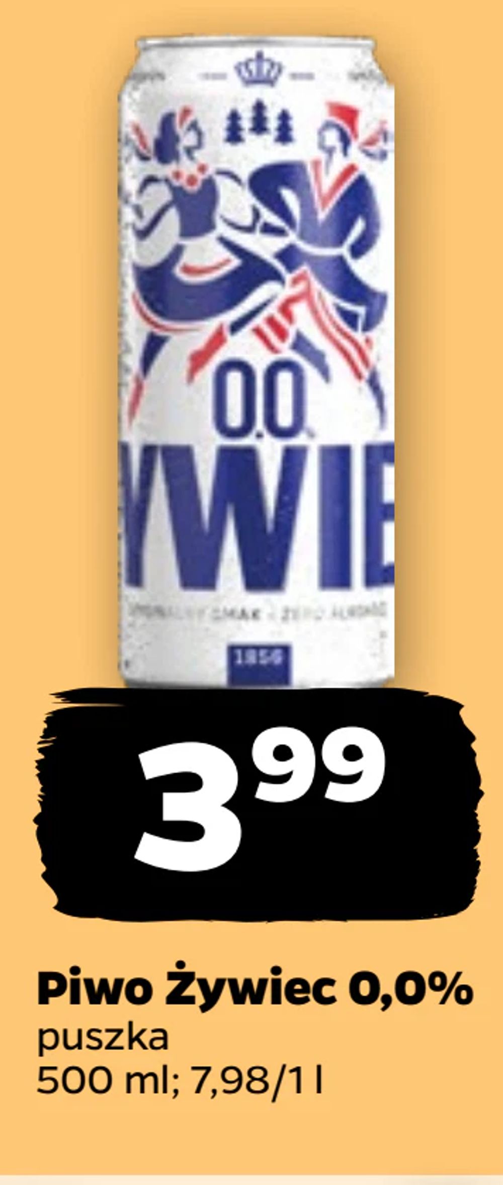 Piwo Żywiec 0,0%