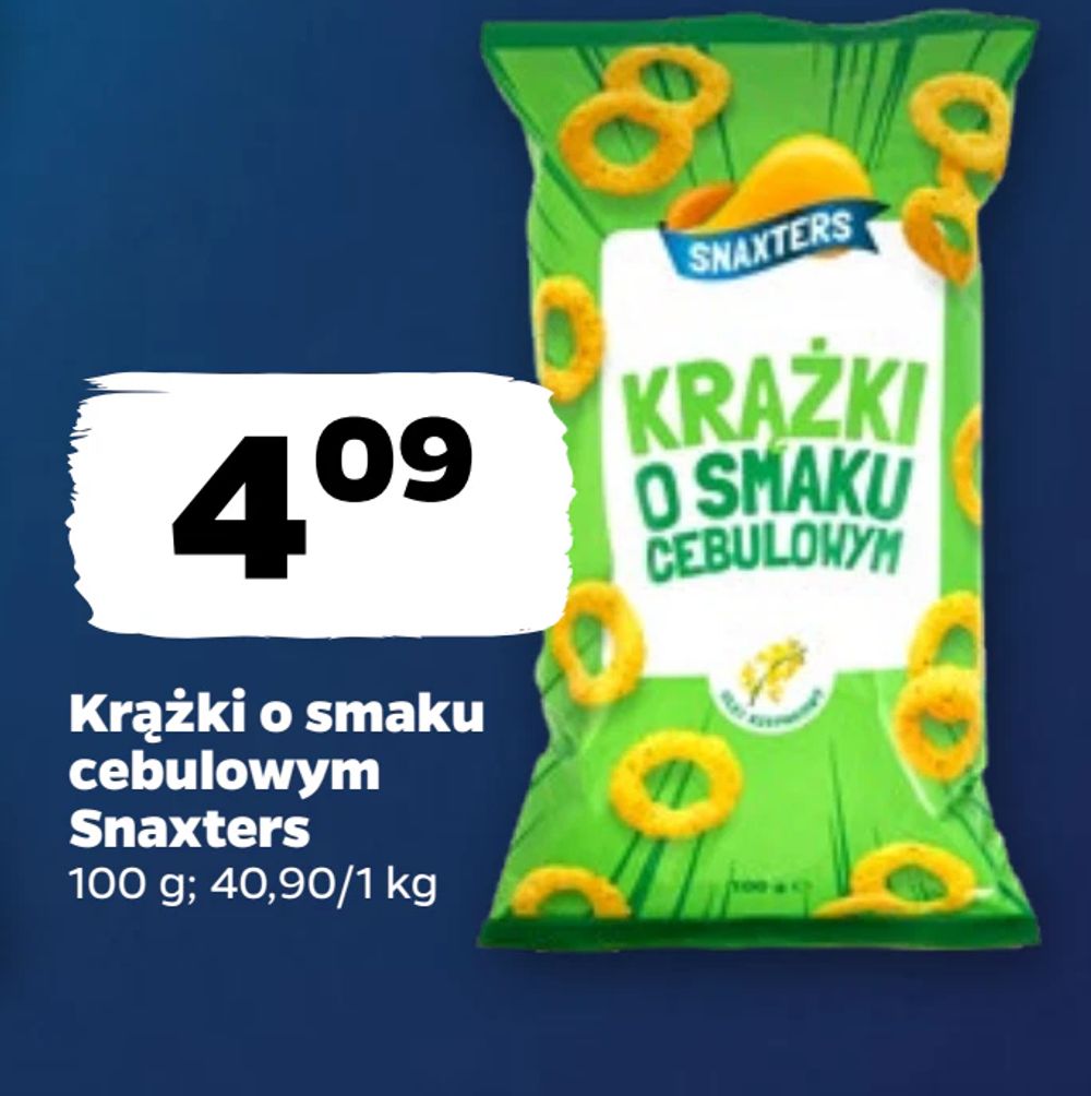 Krążki o smaku cebulowym Snaxters