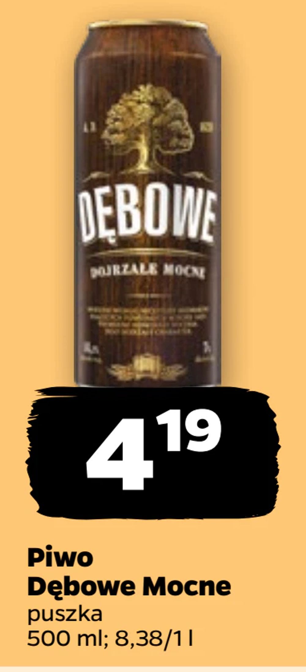 Piwo Dębowe Mocne