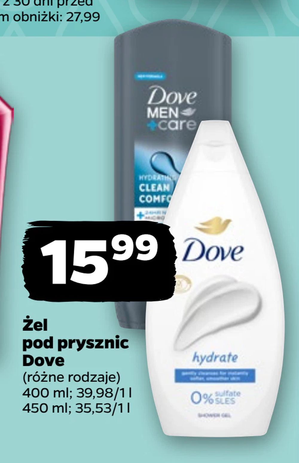 Żel pod prysznic Dove