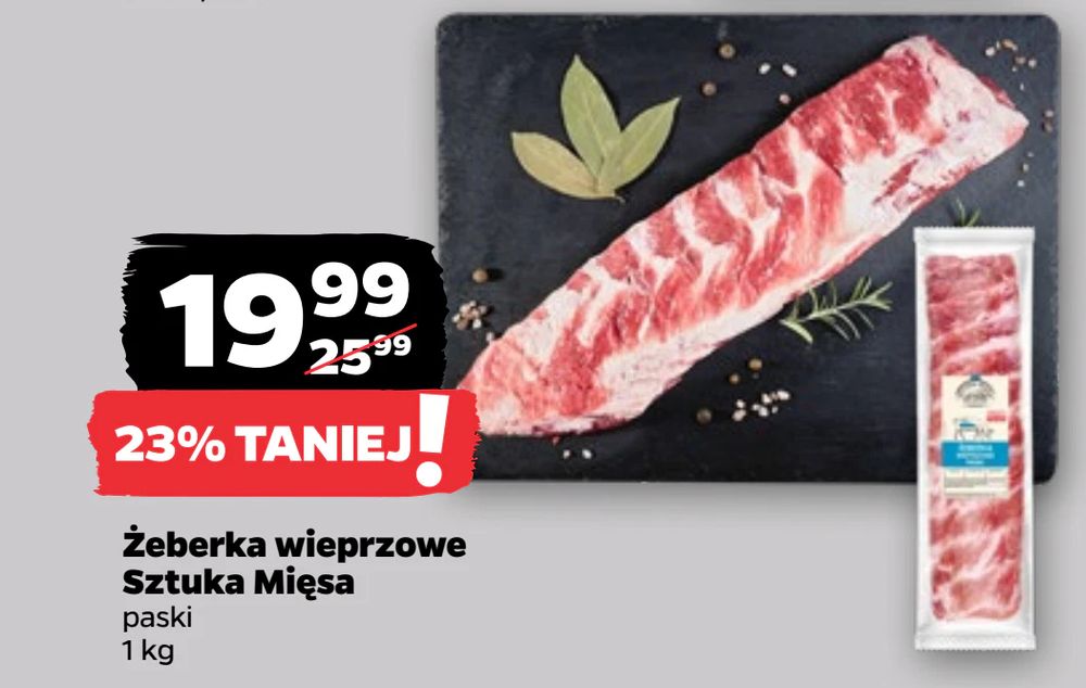 Żeberka wieprzowe Sztuka Mięsa