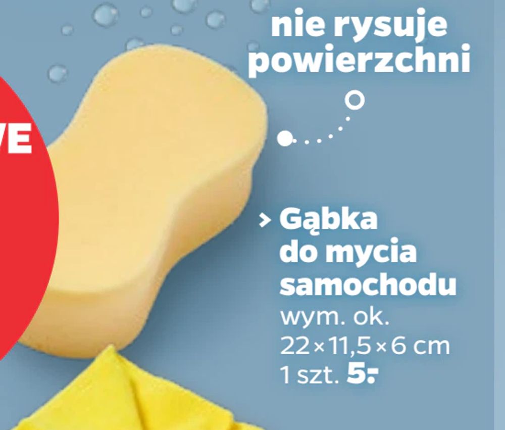 Gąbka do mycia samochodu