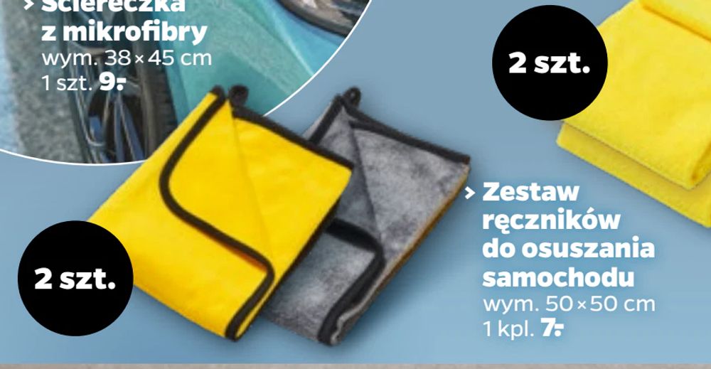 Zestaw ręczników do osuszania samochodu