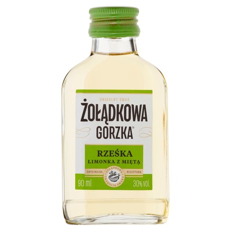 Żołądkowa Gorzka rześka limonka z miętą Likier 90 ml