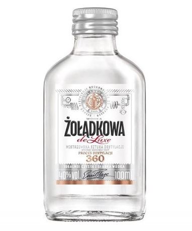 Żołądkowa gorzka wódka czysta de luxe 40% 90 ml