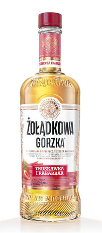 Żołądkowa Gorzka Truskawka z rabarbarem 500 ml