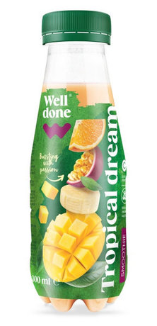 Well Done Smoothie mango-banan-marakuja 300 ml