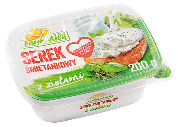 Farm Milk Serek śmietankowy z ziołami 200g