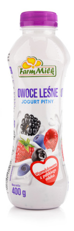 Farm Milk Jogurt pitny z owocami leśnymi 400 g