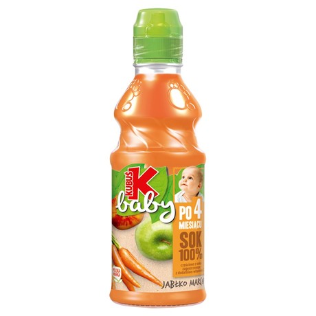 Kubuś Baby Sok 100 % po 4 miesiącu jabłko marchew 300 ml