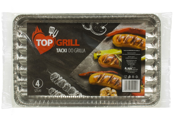 Tacki do grilla 4 sztuki  TOP GRILL