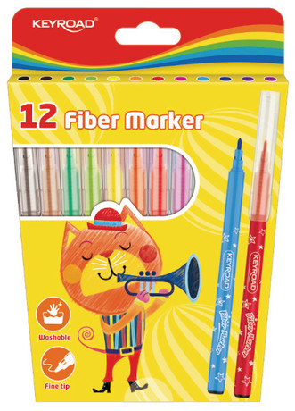 Keyroad Flamastry 12 szt.