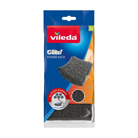Vileda Glitzi Power Inox Zmywak 2 sztuki