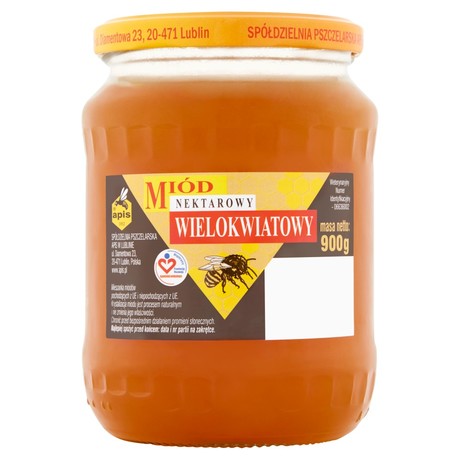 Apis Miód nektarowy wielokwiatowy 900 g
