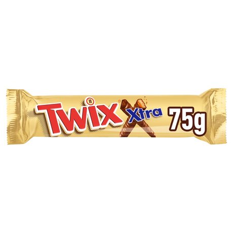 Twix Xtra Baton z ciastkami i karmelem oblany czekoladą 75 g (2 x 37,5 g)
