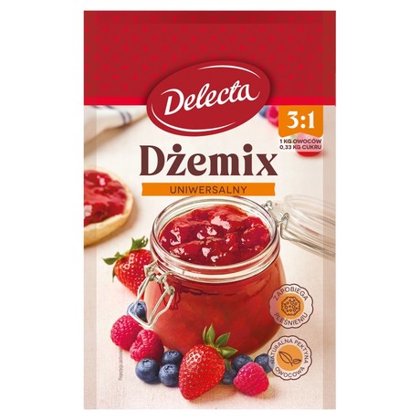 Delecta Mieszanka żelująca dżemix uniwersalny 3:1 30 g