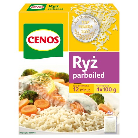 Cenos Ryż parboiled 400 g (4 x 100 g)
