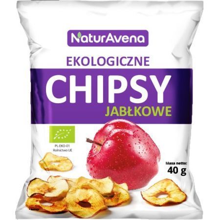 Chipsy jabłkowe ekologiczne 40g