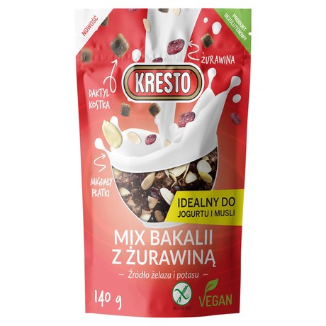 KRESTO Mix bakalii z żurawiną 140 g