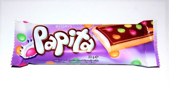 Baton Papita 33g z mlecznym nadzieniem
