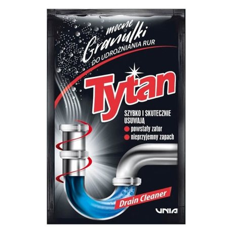 Granulki do udrożniania rur Tytan 40g saszetka