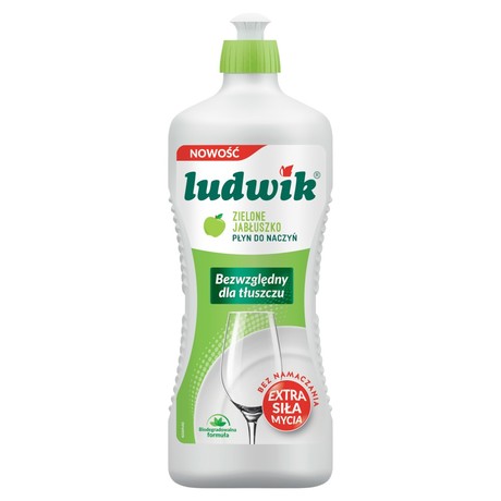Ludwik Płyn do naczyń zielone jabłuszko 900 g