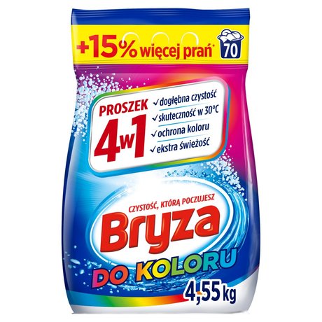 Bryza 4w1 Proszek do prania do koloru 4,55 kg (70 prań)