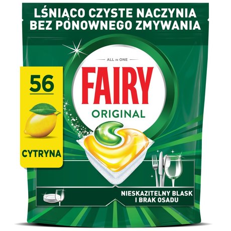 Fairy Original Tabletki Do Zmywarki, Cytryna, 56 Kapsułki