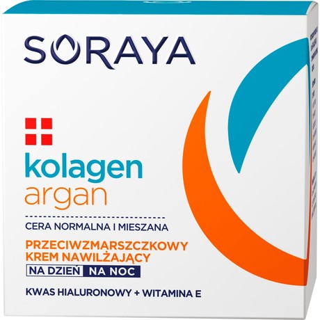Soraya Kolahen+Argan Przeciwzmarszczkowy krem nawilżający dzień/noc 50 ml