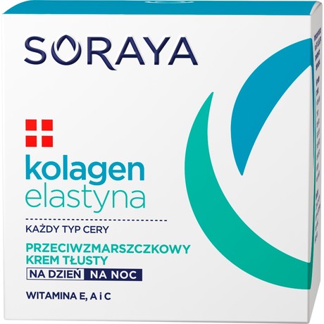Soraya Kolagen+Elastyna Przeciwzmarszczkowy krem tłusty dzień/noc 50 ml