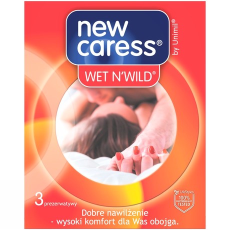 New Caress Wet N'Wild Prezerwatywy 3 sztuki