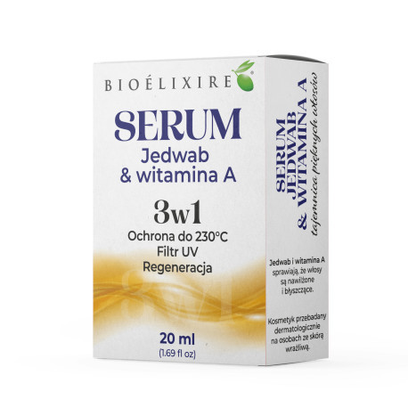 Bioelixire Serum do włosów jedwab z wit. A