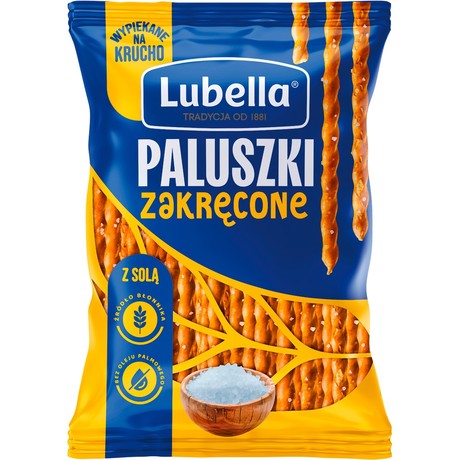 Lubella Paluszki zakręcone z solą 70 g