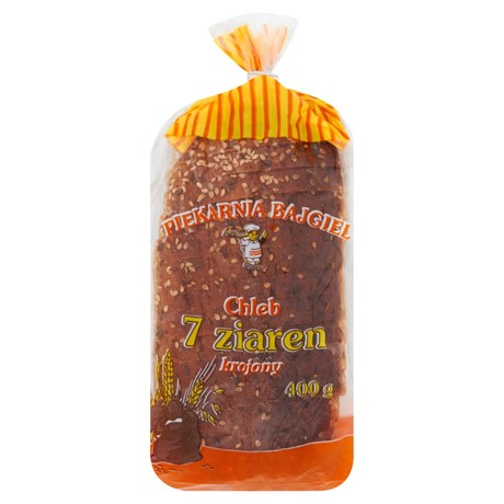 Piekarnia Bajgiel Chleb 7 ziaren krojony 400 g