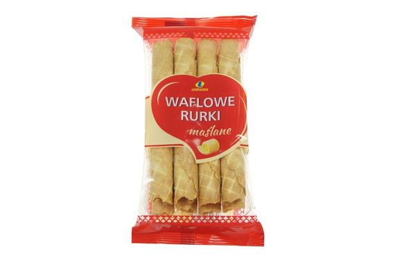 Maślane rurki waflowe 100g Lumar