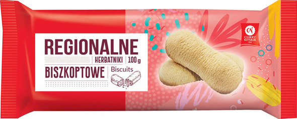 Cukry Nyskie Herbatniki Regionalne biszkoptowe 100 g