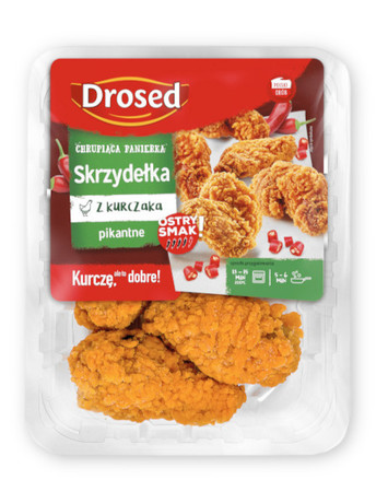 Drosed Skrzydełka z kurczaka panierowane pikantne 400 g