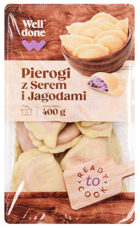 Well Done Pierog seremi z jagodami 400 g