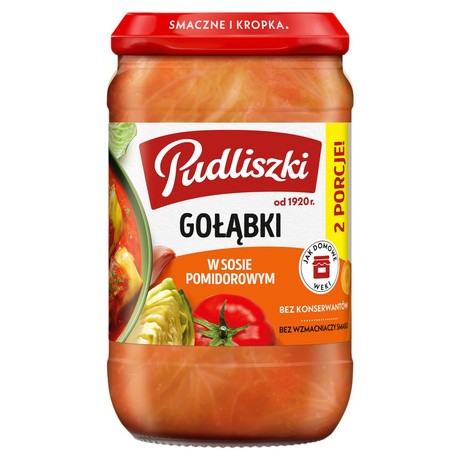 Pudliszki Gołąbki w sosie pomidorowym 590 g