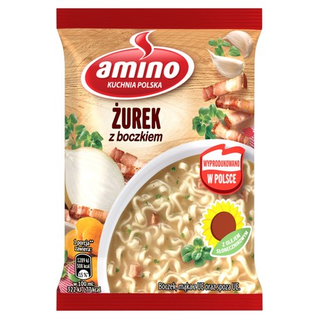 Amino Zupa błyskawiczna żurek z boczkiem 64 g