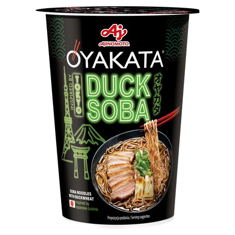 Oyakata Makaron instant z mąką gryczaną w stylu soba o smaku kaczki 70 g