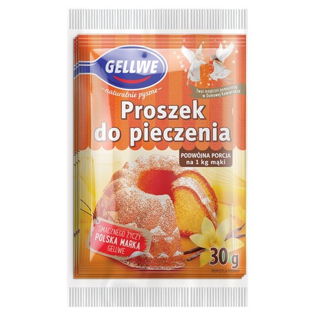 Gellwe Proszek do pieczenia 4 x 30 g
