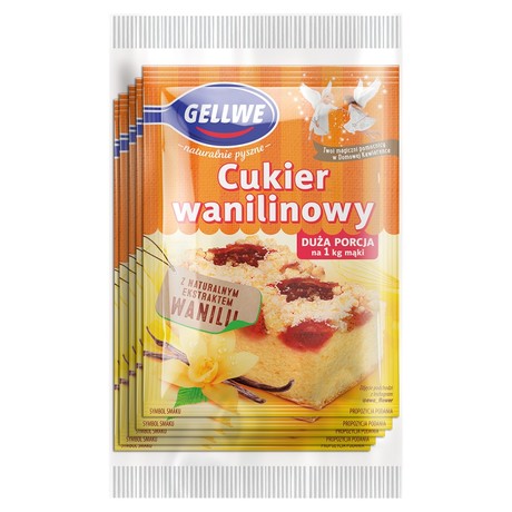 Gellwe Cukier wanilinowy 5 x 16 g