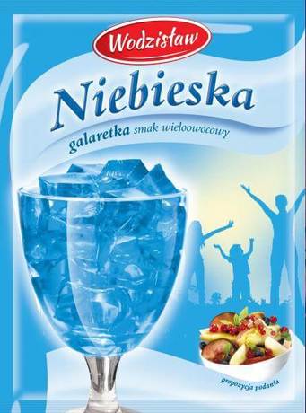 Wodzisław Galaretka niebieska wieloowocowa 71 g