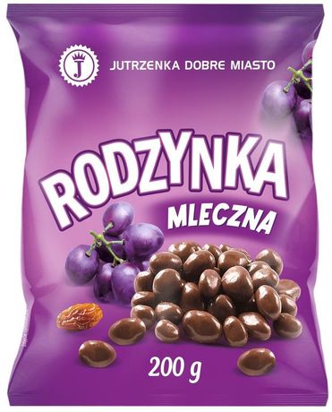 Jutrzenka Rodzynki mleczne 200 g