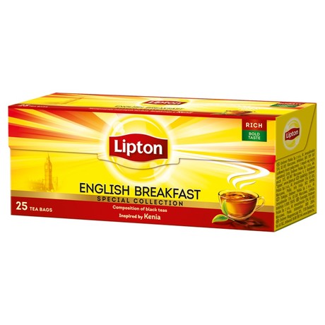 Lipton English Breakfast Herbata czarna 50 g (25 torebek)