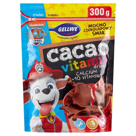 Gellwe Cacao Vitamin Napój kakaowy w proszku 300 g